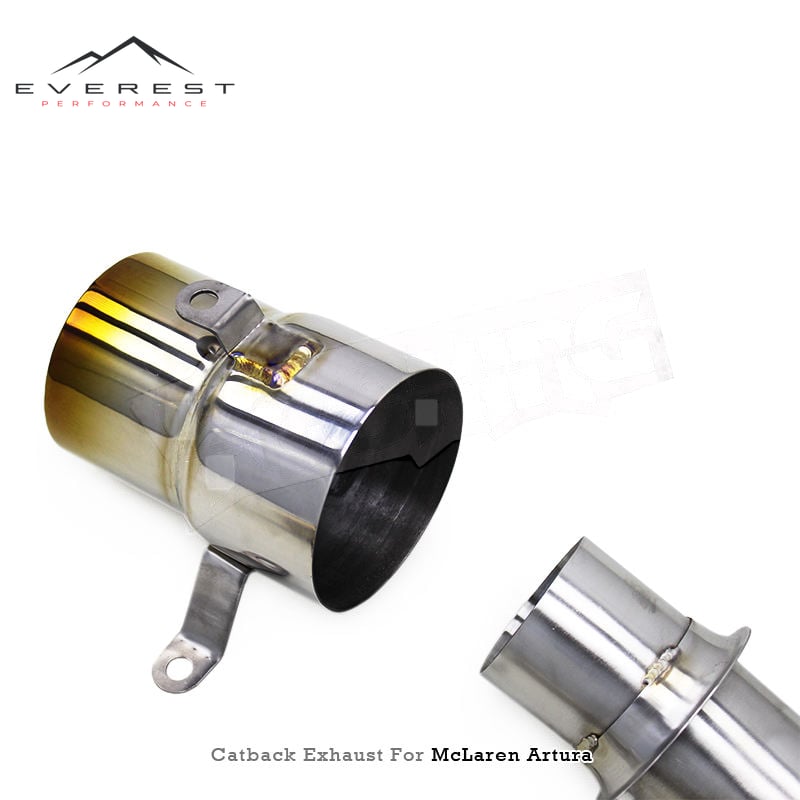 Custom Catback Exhaust for McLaren Artura 2021-2024 Valve Exhaust System With Titanium Tips SUS304 Pipe Muffler