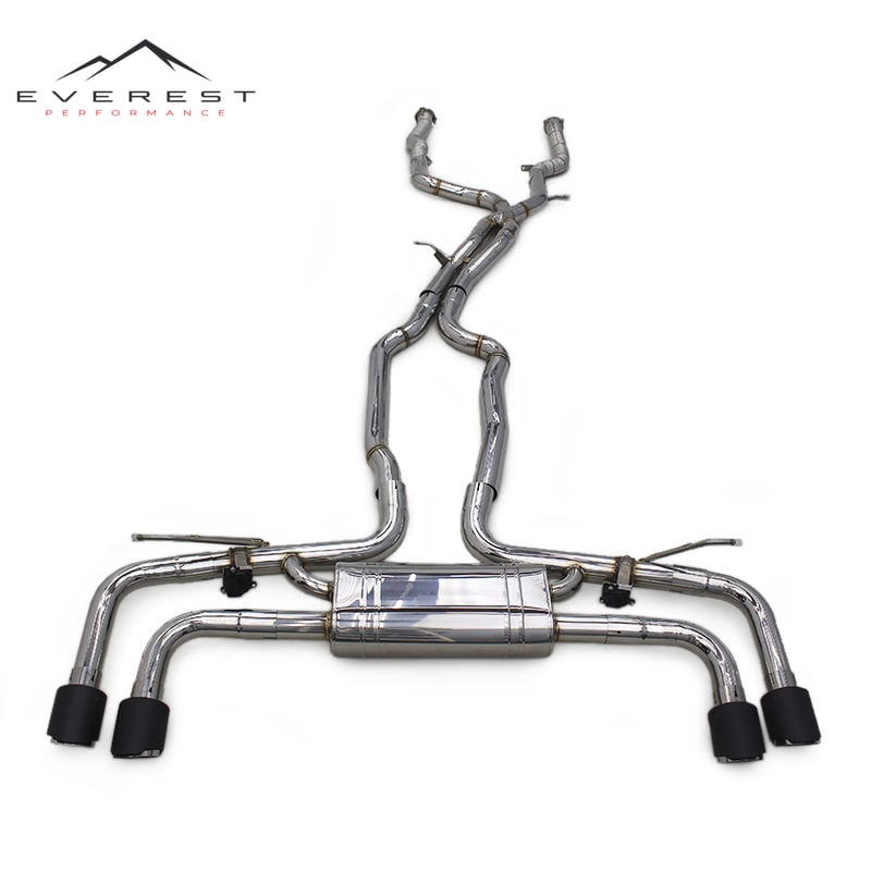 Catback Downpipe for Porsche Cayenne 957 3.6/4.8T 2006-2010 Upgrade Exhaust Muffler Valvetronic Full Exhaust System