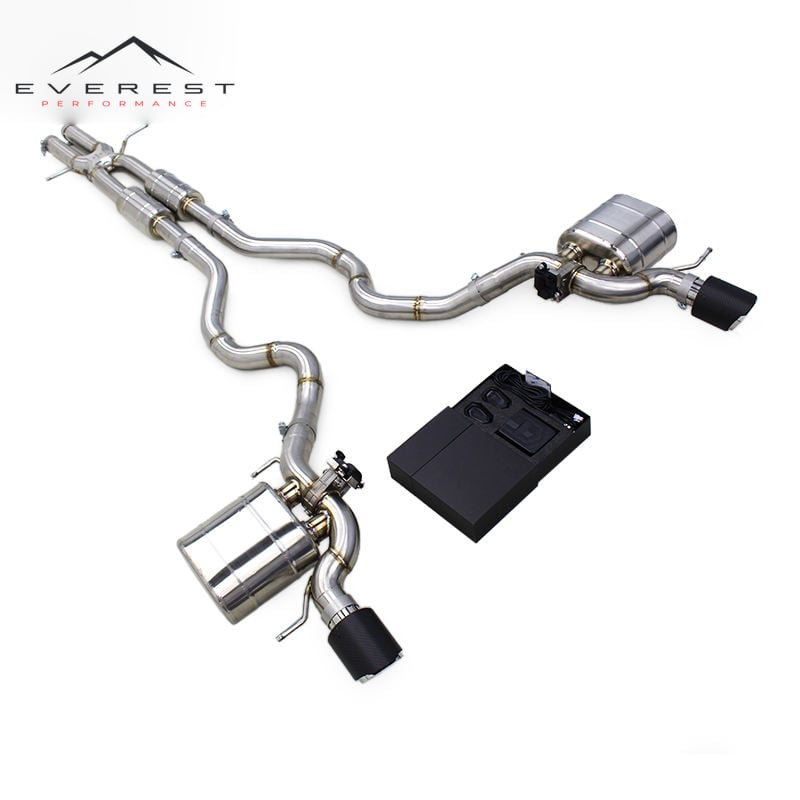 Custom Catback Exhaust System for Land Rover Range Rover Sport V6 3.0T 2013-2019 Exhaust Control Valve Heat Shield Muffler Pipe