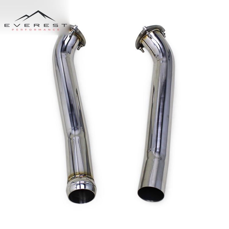 Custom Header Straight Downpipe for Aston Martin V8 Vantage 4.7 2009-2022 Race Sport Car Free Flow Pipe SS304 Exhaust Muffler