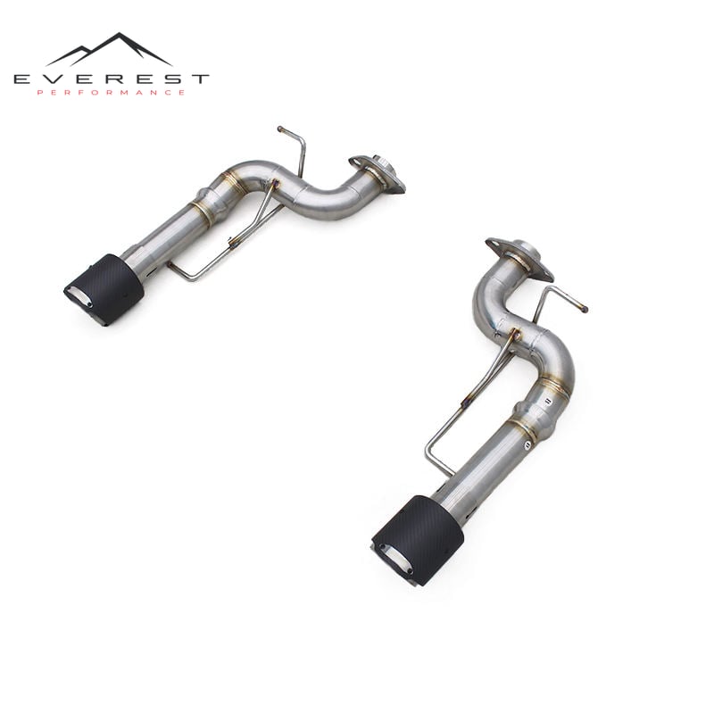 Axle Back Exhaust Pipes for Aston Martin DB9 V12 6.0L 2004-2017 Carbon Black Tips Racing Auto Part