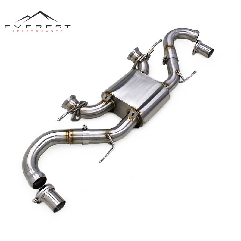 Yookiing Stainless Steel Pipe Muffler Axle Exhaust for Aston Martin DB11 V12 5.2L
