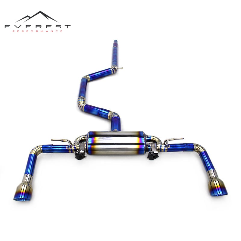 Valvetronic Catback for VW GOLF 8/MK8/GTI 2.0T 2020-2024 Titanium Muffler Catback with Valvetronic Remote System