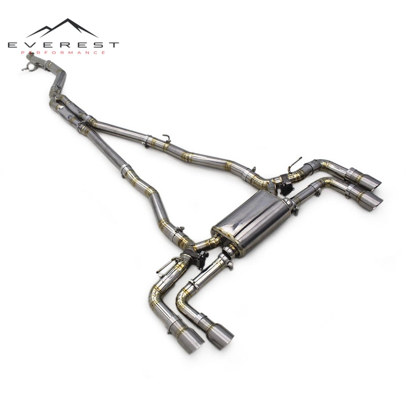 Valvetronic Muffler Catback Exhaust System for BMW 540/540i G30/G38 2.0T/3.0T B48 (2017-2023) Titanium Exhaust Pipe