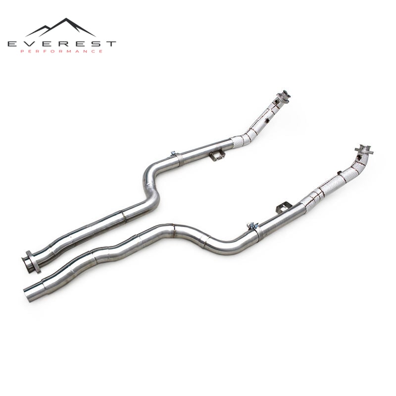 Exhaust Front Pipe Downpipe for Mercedes-Benz E500 W212 M273 5.5L 2007-2016 Exhaust System Auto Car Parts Escape