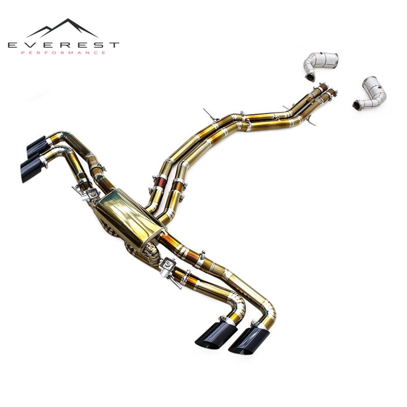 Valve Catback for Lamborghini URUS 4.0 2018-2023 Titanium Muffler Exhaust System Direct Downspout