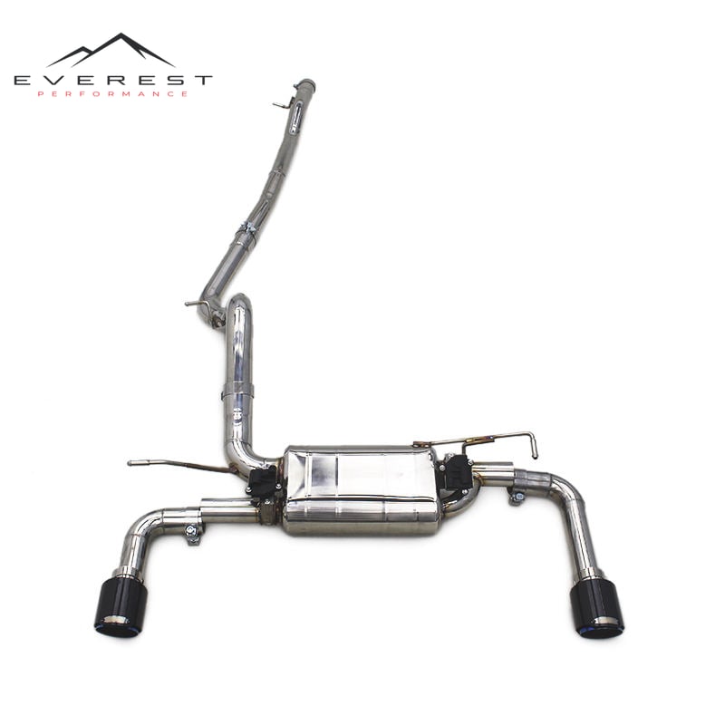 Valvetronic Exhaust System for Jeep Wrangler 2.0T (2021-2023) Stainless Steel Pipes