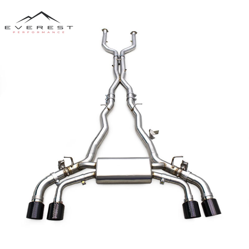 Stainless Steel Exhaust Pipe System for BMW M5 G90 4.4T 2025 Sport Car Catback Muffler with OPF