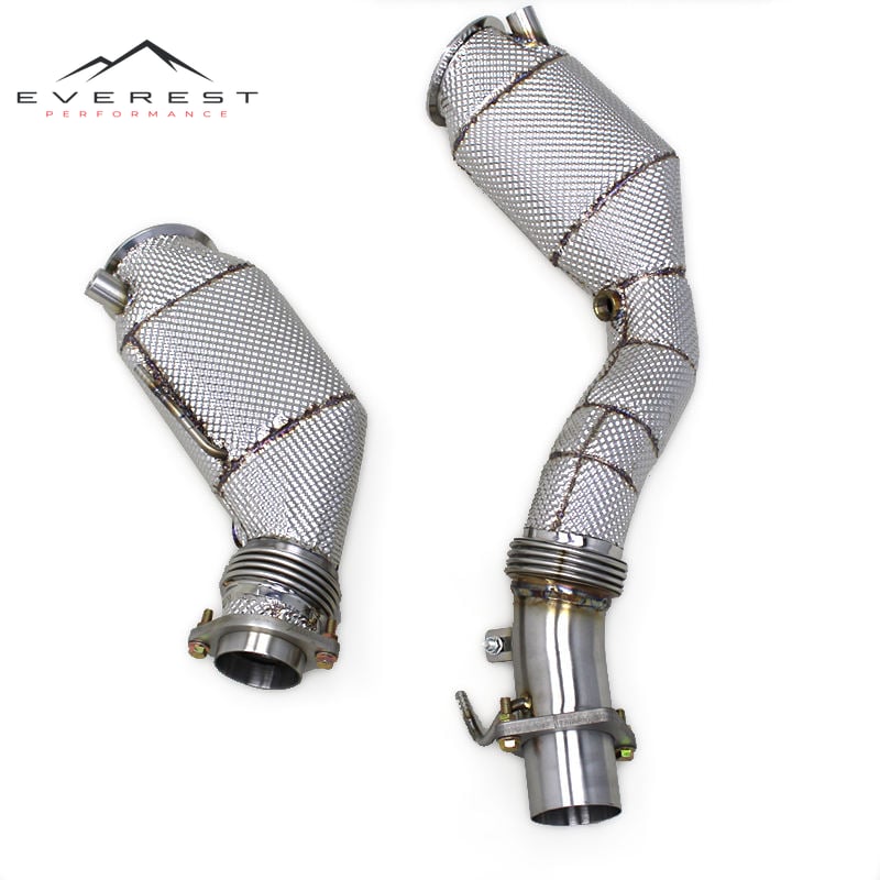 SUS304 Exhaust Pipe for BMW M2C/M2 Competition M3 M4 F80 F82 F83 3.0 2013- Free Flow Exhaust Pipes Car Exhaust