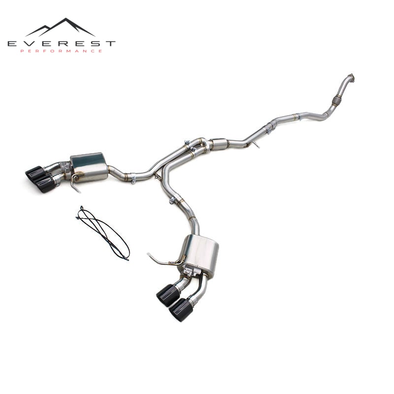 Valve Stainless Steel Exhaust Catback for Porsche Macan 2.0T 2014-2017 Sport Car Pipes Muffler