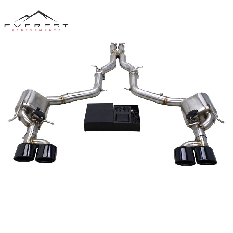 Valve Exhaust for Mercedes-Benz C63 AMG W204 6.2L (2012-2016) Stainless Steel Pipes