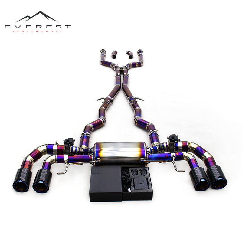 Custom Valetronic Exhaust System for BMW M550/M550i G30/N63 4.4TT 2017-2022 Racing Car Titanium Pipes Valved Catback Muffler