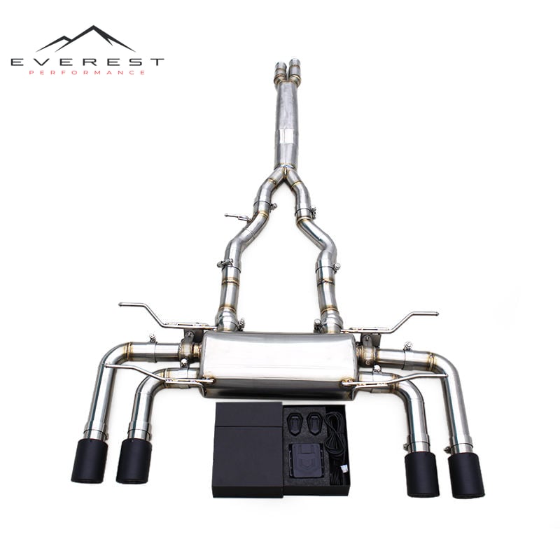 Racing Valved Exhaust Catback System for Jaguar F-TYPE V8 5.0T 2014-2019 Stainless Steel Exhaust Pipes with Remote Control