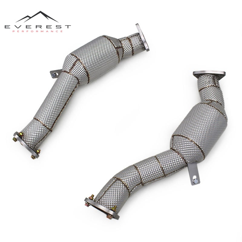 Catted Downpipe for Audi Q7 2010-2024 Performance Racing Car Stainless Steel Exhaust Downpipe Pipes