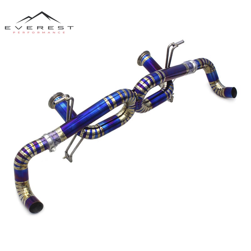 Titanium Catback Exhaust for Audi R8 V10 5.2 2020-2023 Titanium Pipes with Muffler Escape Car Exhaust System