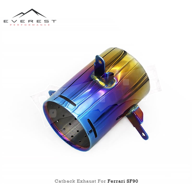 Stainless Steel Axle Back Exhaust for Ferrari SF90 Spider/Stradale 3.9T V8 2019-2023 Electric Valve Muffler With Tips
