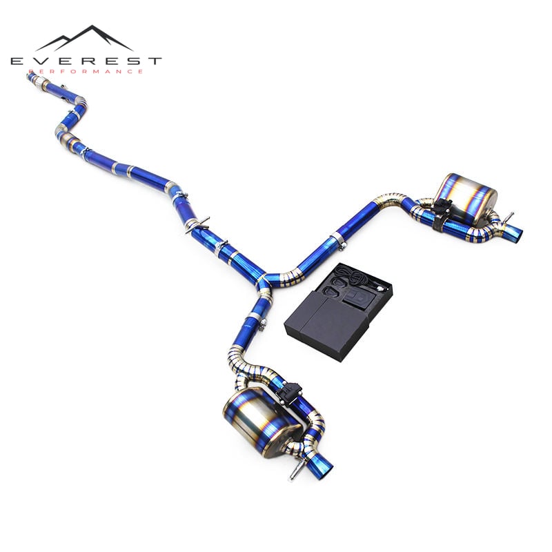 Performance Valvetronic Exhaust Catback for Mercedes-Benz E300 W213 2.0 2015-2023 Titanium Pipes