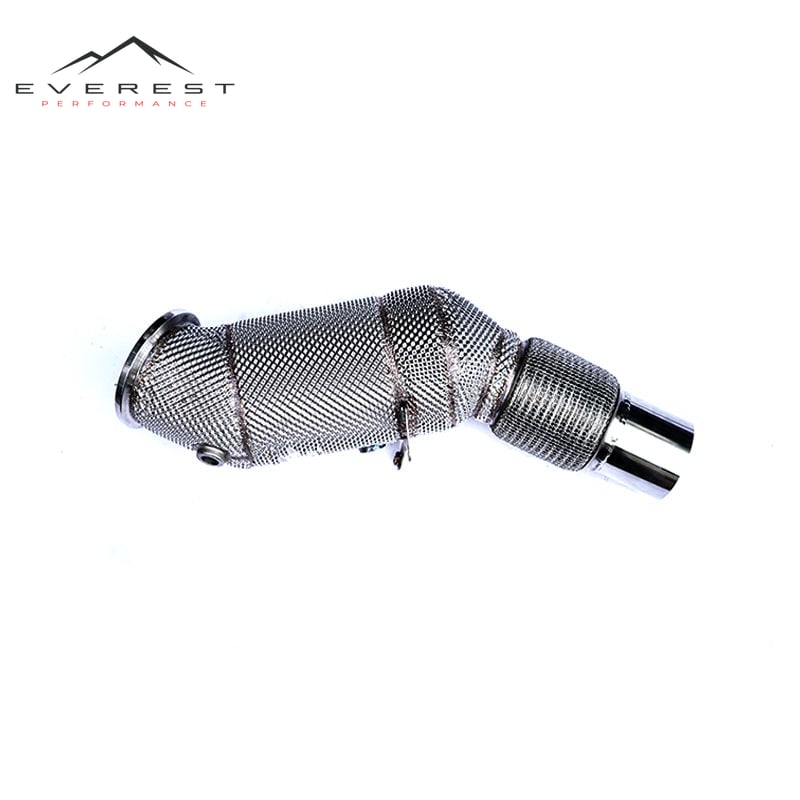 Exhaust Downpipe for BMW 525/528/530 G30/G38 2.0T B48 2017-2022 High Flow Downpipe Stainless Steel Exhaust Pipe
