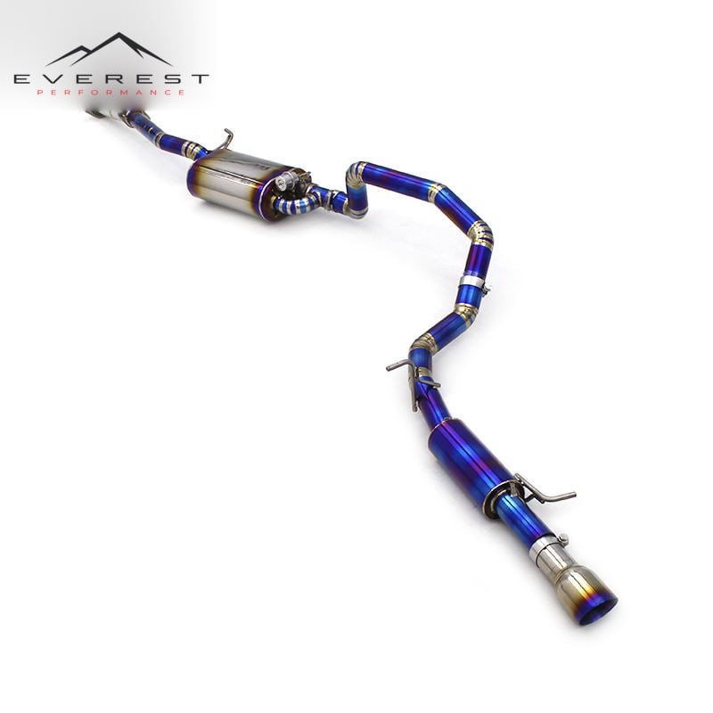 Titanium Catback Exhaust for Mitsubishi Pajero 3.0/3.8 2006-2021 Titanium Exhaust Pipe Escape Muffler Exhaust System