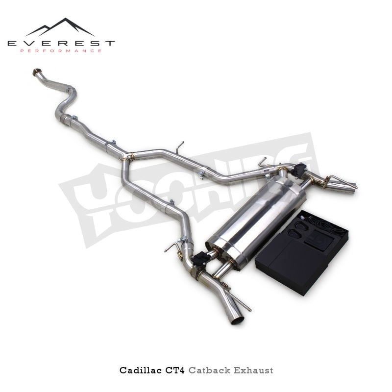 SS304 Exhaust Pipe System for Cadillac CT4 2.0T 2019-2023 Valvetronic Catback Exhaust Pipes Muffler