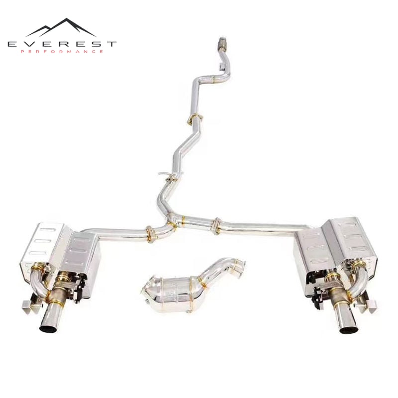 304 Stainless Steel Exhaust Pipes Catback Exhaust System for Mercedes-Benz CLS300 (C218) 2.0T 2015-2021 Muffler Exhaust