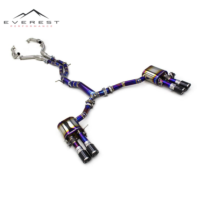 Titanium Muffler Factrory Valve Catback for Audi S4/S5 B9 3.0T 2019-2023 Sport Car Exhaust System