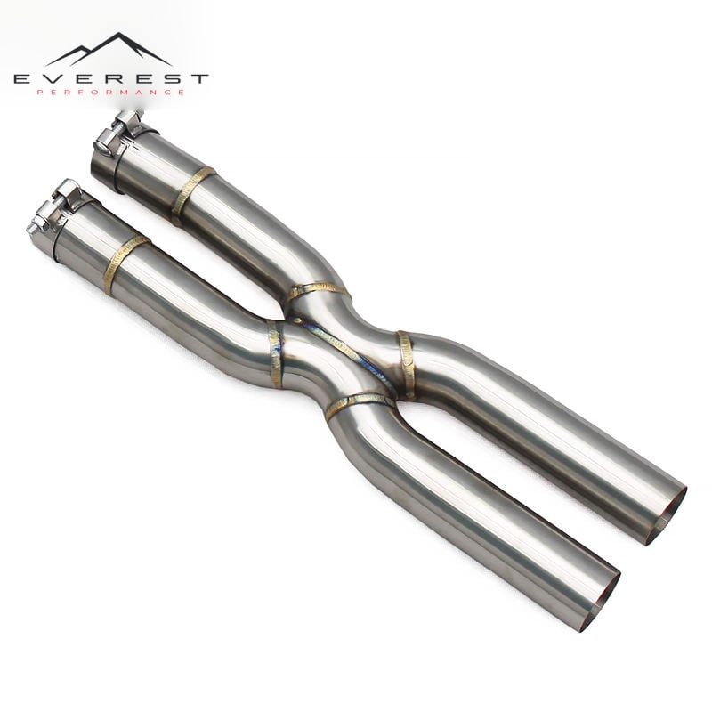 High Performance X Pipe for Ferrari F12/GTC4/FF/812/812GTS Stainless Steel X Middle Exhaust Pipe