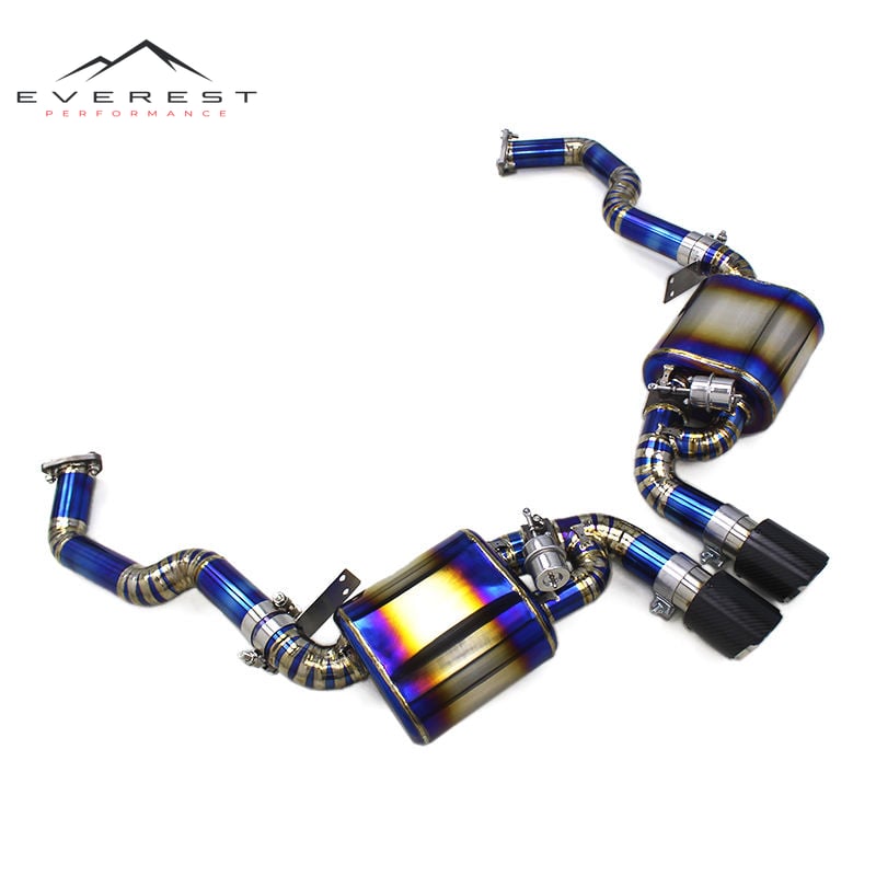 Titanium Exhaust Pipe System for Porsche 987.2 Boxster/Cayman 2008-2012 Valvetronic Muffler Exhaust Systems