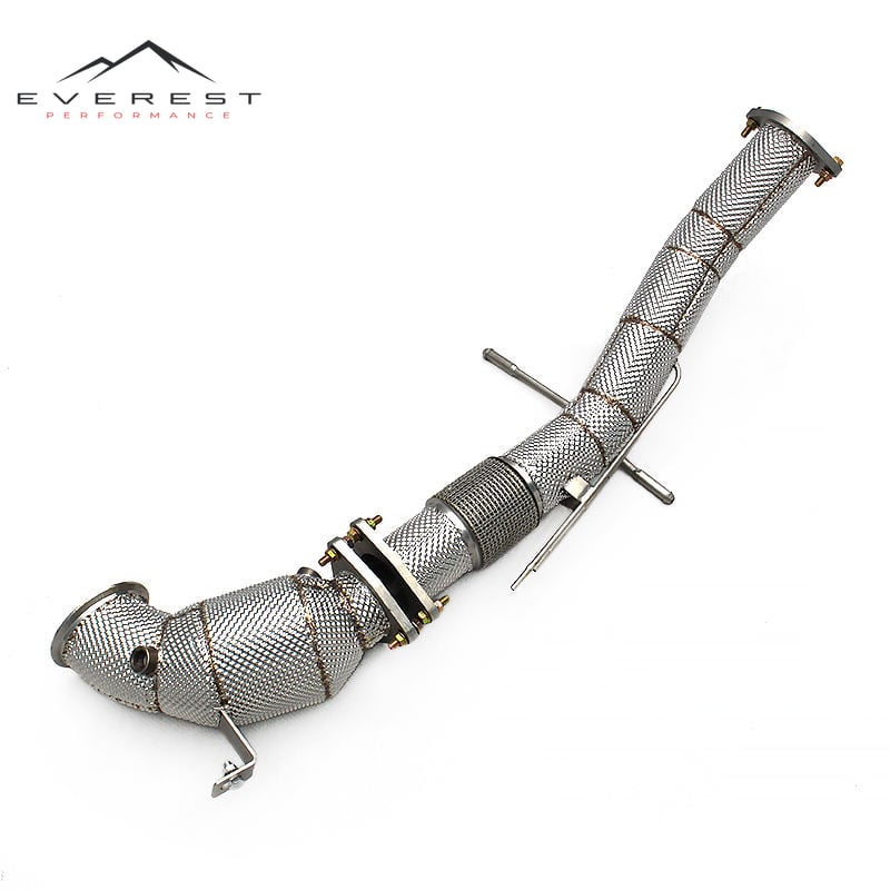 Exhaust Downpipe with Catalyst for Lynk & Co 03/03+ 1.5T 2019+ Racing Stainless Steel High Flow Catted Downpipe
