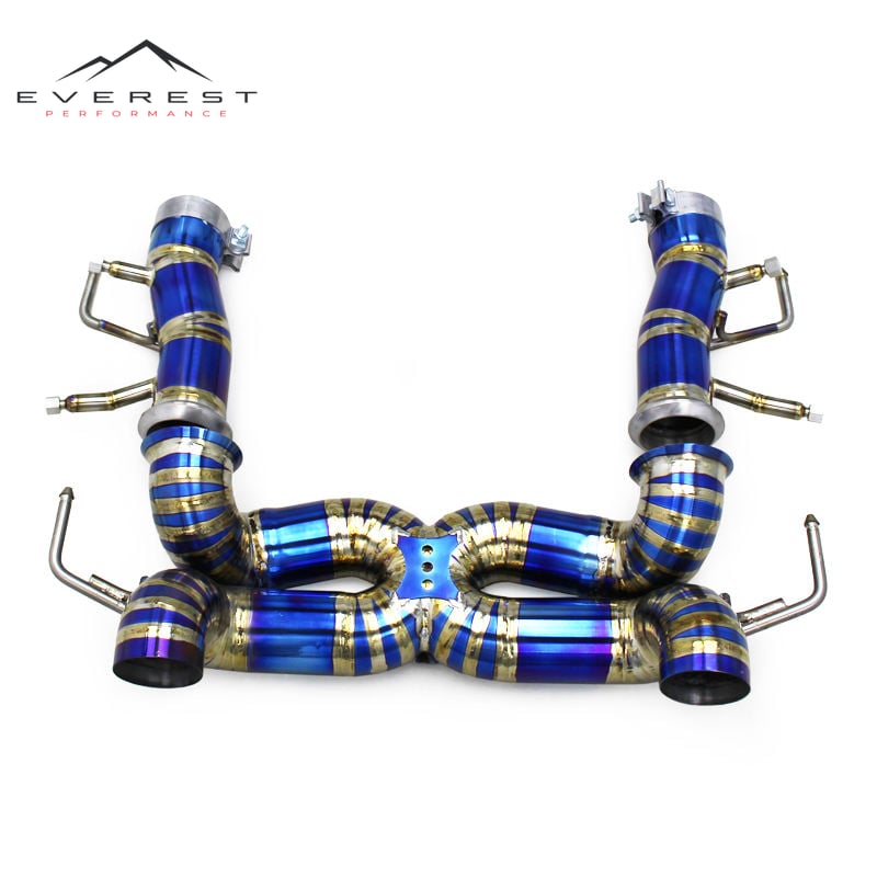 Supersport X-pipe Sound Axle Back for Ferrari SF90 Spider/Stradale 3.9T V8 2019-2023 Titanium Exhaust Pipe System
