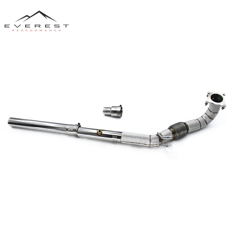 Manufacture Stainless Steel Exhaust Pipes Exhaust Downpipe for Audi TT/TTS MK3/8S 2.0T 2015-2023 Exhaust Header Shield