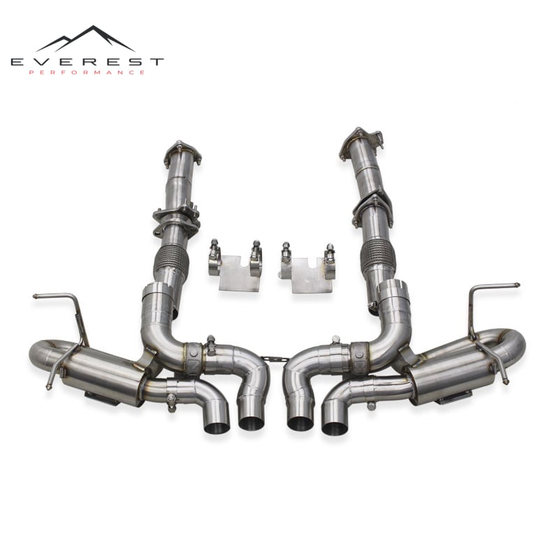 Exhaust System for Chevrolet Corvette C8 Z06 2019-2025 Performance Stainless Steel Catback Muffler Valve