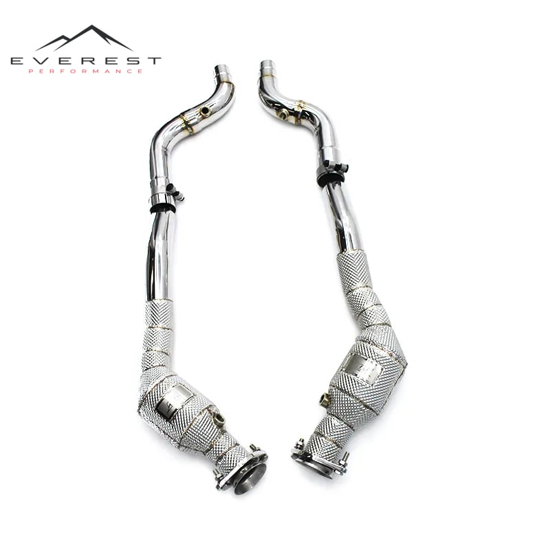 Performance 304 Stainless Steel Exhaust Pipe for Jaguar F-TYPE 3.0T 2014+ Free Flow Exhaust Downpipe Car Exhaust System