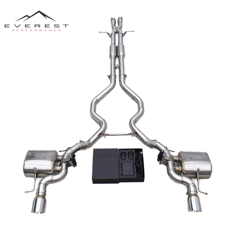 SS304 Exhaust Pipe System for Land Rover Range Rover Sport SE V6 3.0T 2013-2022 Supersport X Pipes Valvetronic Catback Exhaust