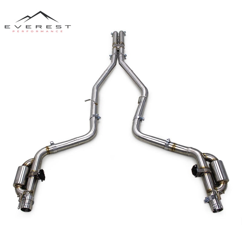 Stainless Steel Exhaust Pipes for Dodge Challenger 5.7L RT 2016-2022 Auto Performance Exhausted Pipes Exhaust System