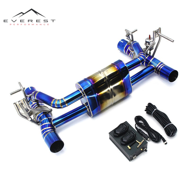 Valvetronic Exhaust Muffler Catback for Ferrari 488 2015-2019 Titanium Exhaust Pipe
