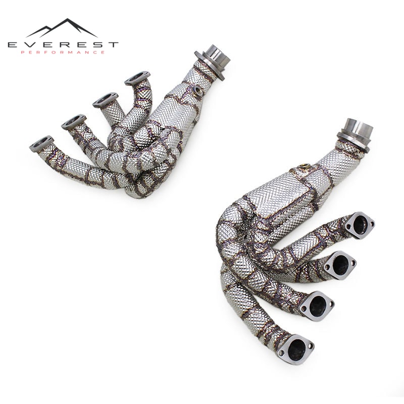 Header Manifold for Ferrari 360/F360 3.6L 2003-2005 Stainless Steel Heat Shield Free Flow Pipe Straight Exhaust Muffler