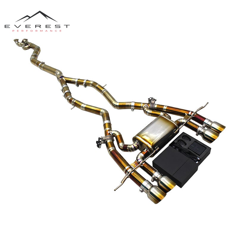 Titanium Catback Exhaust for BMW M3/M4 G80/G82 3.0T 2021-2026 M3 Titanium Exhaust Pipe with Electronic Valve Muffler Pipe
