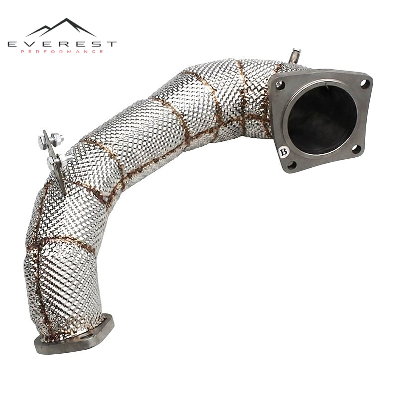 Downpipe Free Flow Pipe with OPF for Hyundai Elantra N 2.0T 2023-2025 Racing SUS304 Stainless Steel Exhaust Pipes