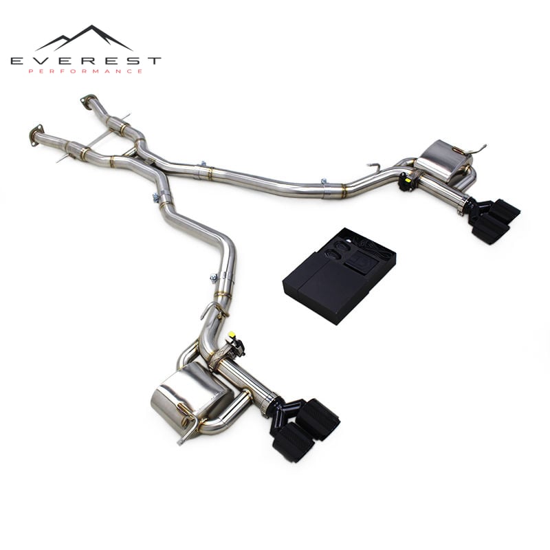 Sound Catback for JEEP Grand Cherokee 2011-2020 Stainless Steel Muffler Pipe With Y Type Carbon Fiber Tips