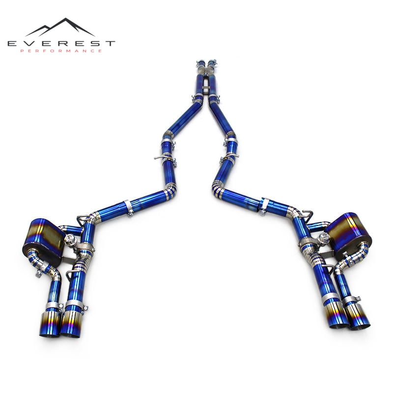 Titanium Exhaust Pipe System for Dodge Charger V6 3.6L 2016-2023 Vacuum Valve Catback Exhaust System