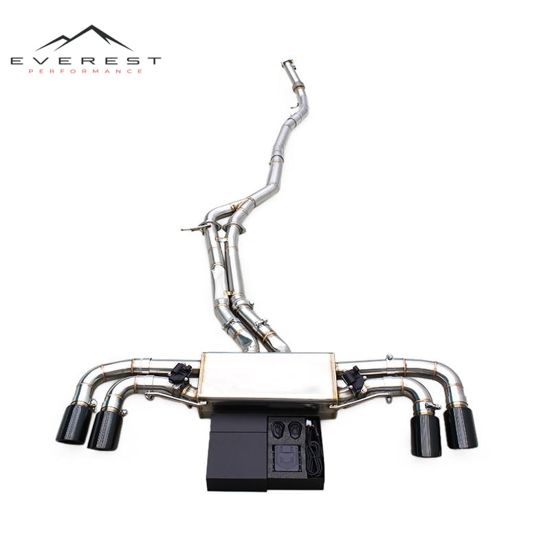 Auto Valvetronic Exhaust Pipes for Porsche Cayenne E3 9Y0 3.0 2019-2024 Tuning Racing Stainless Steel Catback Muffler