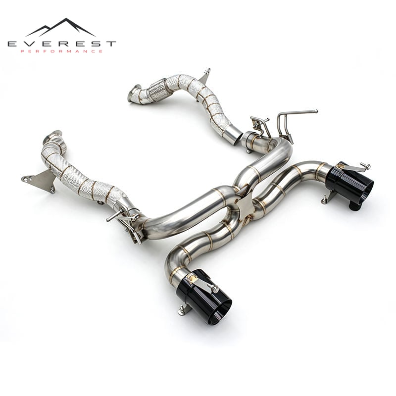 Catback Exhaust System for Ferrari 488 V8 3.9T 2015-2019 Racing Stainless Steel Direct Exhaust Muffler Free Flow Pipe