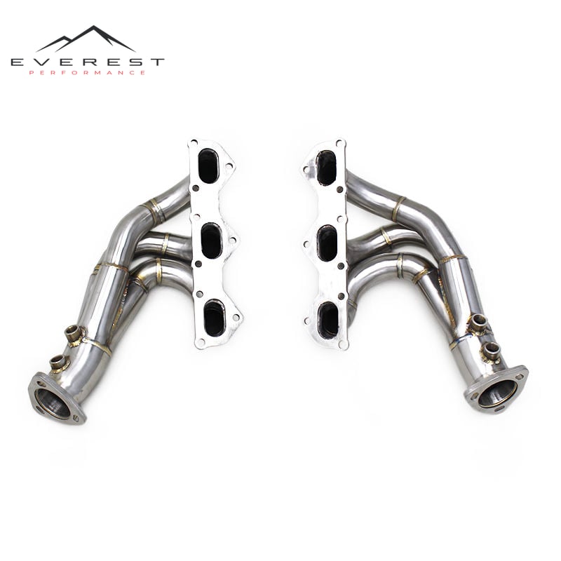 SS304 Exhaust Manifold for Porsche 718 Cayman GT4 4.0L 2018-2022 Race Sport Equal Length Header Exhaust System
