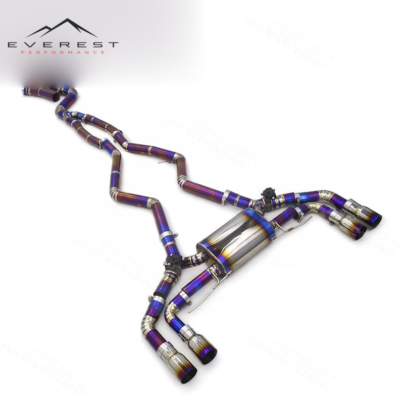 Racing Titanium Exhaust Pipe for BMW M340 M340i M440i G20 G22 G42 B58 3.0T 2019-2026 Performance Valvetronic Exhaust Muffler