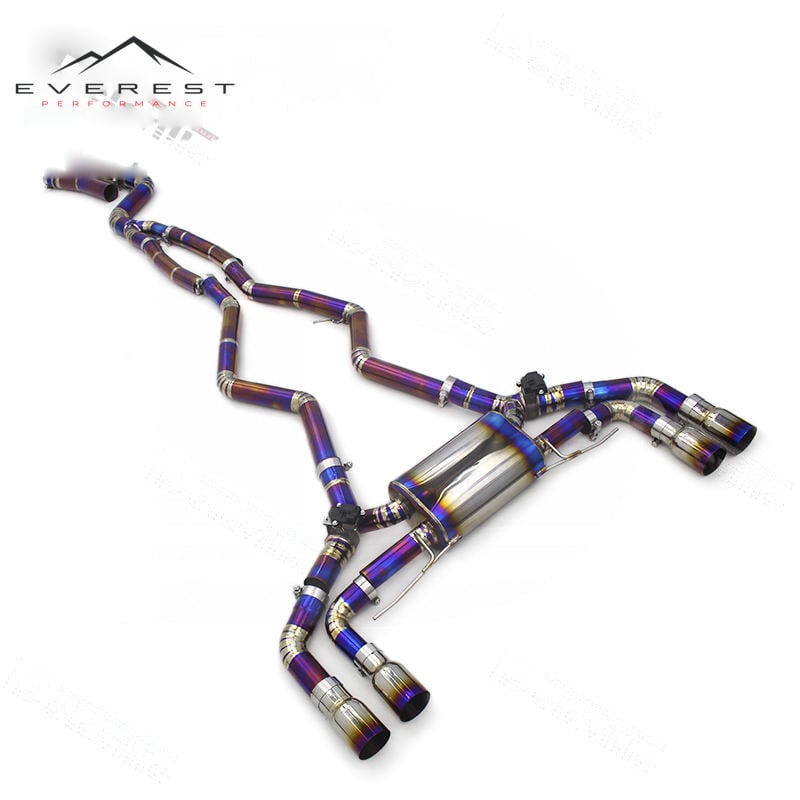 Racing Titanium Exhaust Pipe for BMW M340 M340i M440i G20 G22 G42 B58 3.0T 2019-2026 Performance Valvetronic Exhaust Muffler