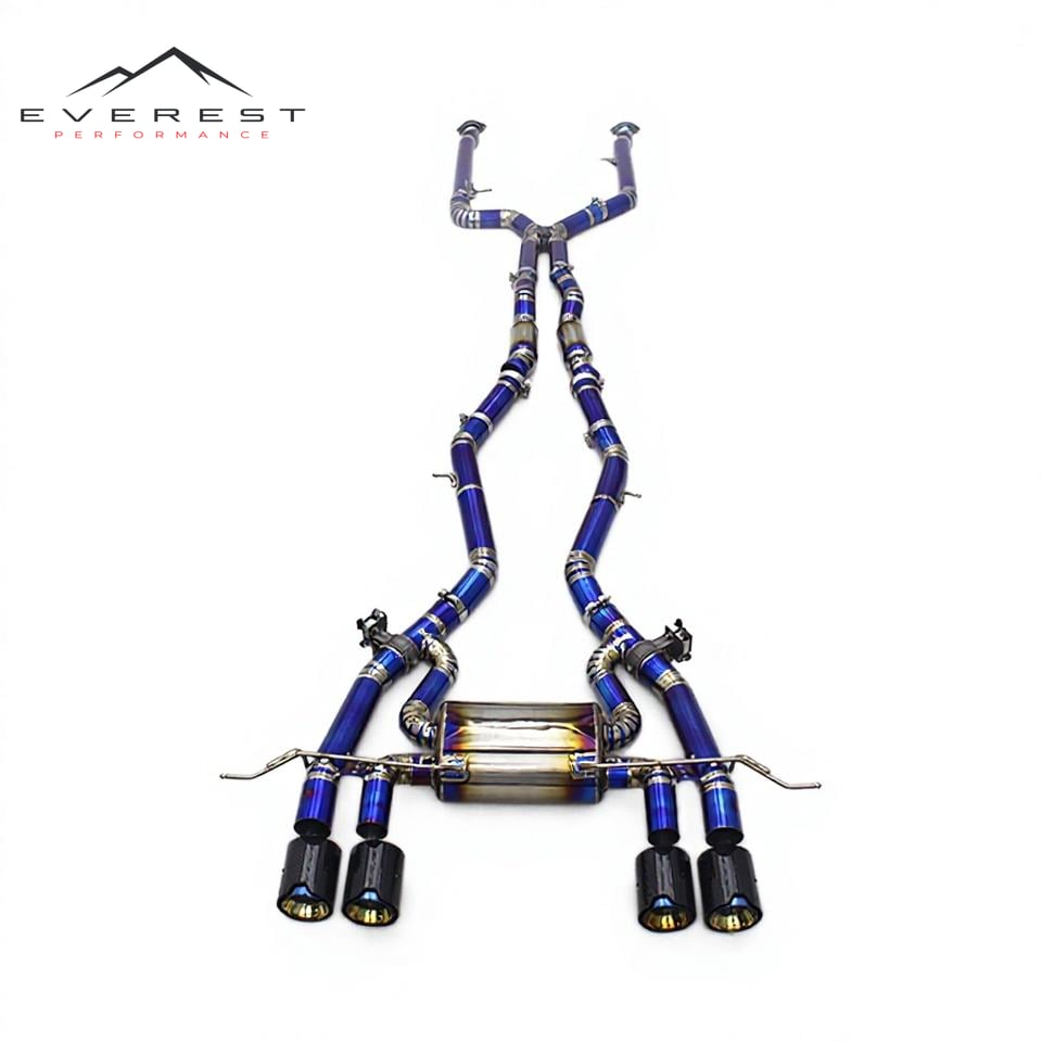 Titanium Exhaust Pipe System for BMW M3/M4 G80/G82/G8X S58 3.0T 2019-2023 Catback Muffler Electronic Valve Controller MP Tip