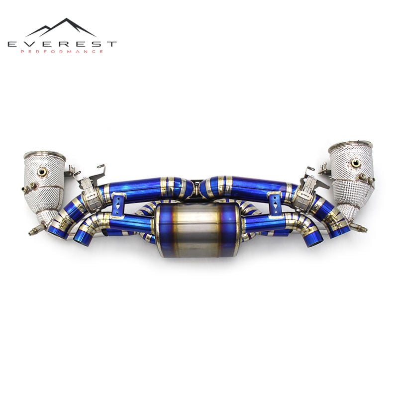 Titanium Exhaust Catback System for Porsche 911 992 3.0T 2020-2023 Stainless Steel Exhaust Pipe Muffler Exhaust Valvetronic