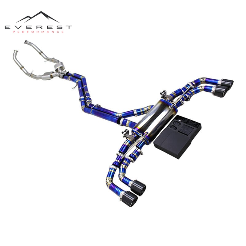 Racing Car Exhaust System for Audi SQ5 3.0T 2019-2023 Exhaust Muffler Valve Titanium Catback Exhaust