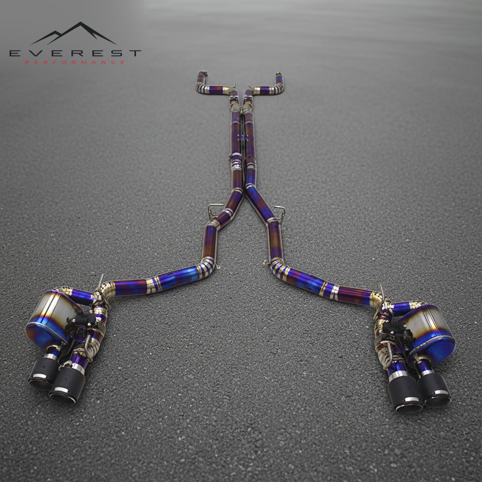 Custom Catback Exhaust for Maserati Ghibli S Q4/SQ4 3.0T Auto Car Parts Titanium Pipes Valvetronic Exhaust System